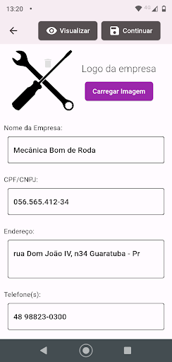 Criar Orçamento em PDF Pro Screen 2