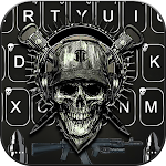 Cover Image of Скачать Horror Guns Skull Warrior Keyb  APK