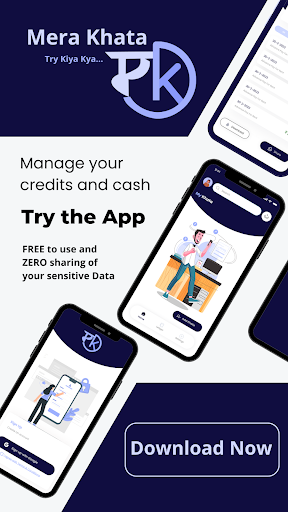 Android application Mera Khata | Credit Ledger screenshort