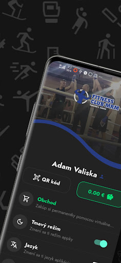 Android application Fitness Club MRM - Košice screenshort