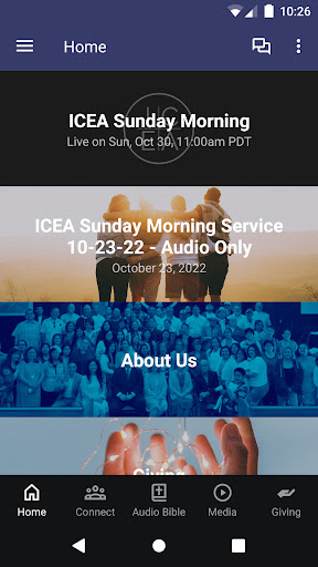 Android application ICEA screenshort