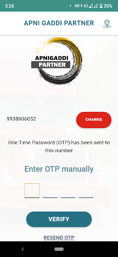 ApniGaddi Partner Screen 3