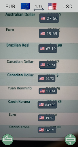 Currency Translator Screen 2