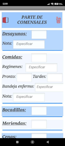 Android application Parte screenshort