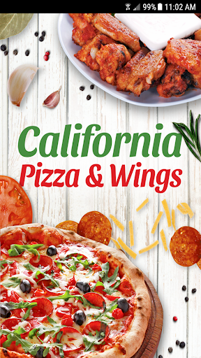Android application California Pizza & Wings screenshort