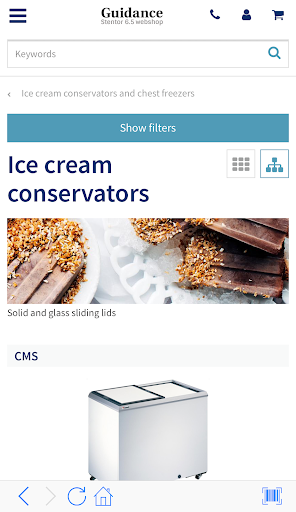 Stentor Webshop App Screen 3
