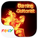 Burning Guitarist Keyboard icon