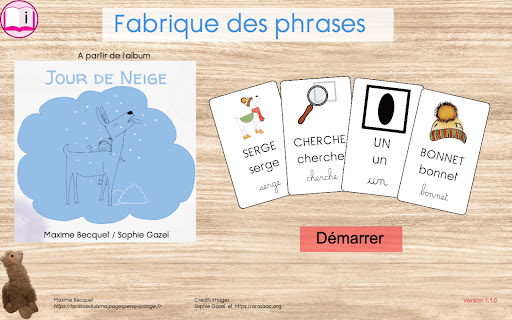 Android application Fabrique des phrases JDN screenshort