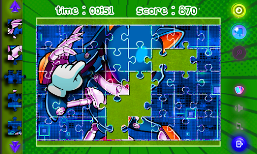 Jigsaw puzzle of hedgehog