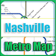 Nashville Metro Map Offline