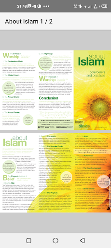 Android application About Islam screenshort