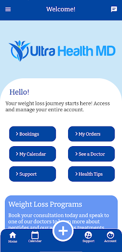 Android application Ultra Health screenshort