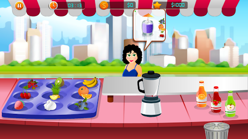 Android application Fruit Juice Shop screenshort