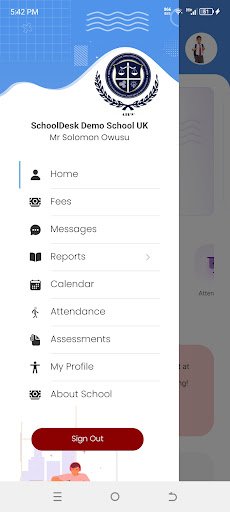 Android application SchoolDesk: Guardian Edition screenshort