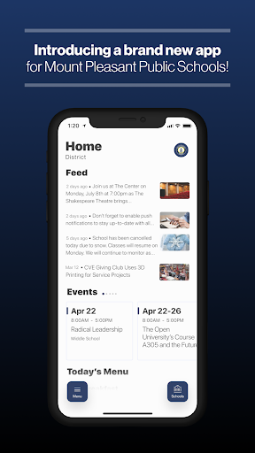 Android application Mt. Pleasant Public Schools screenshort