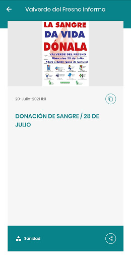 Valverde del Fresno Informa Screen 3