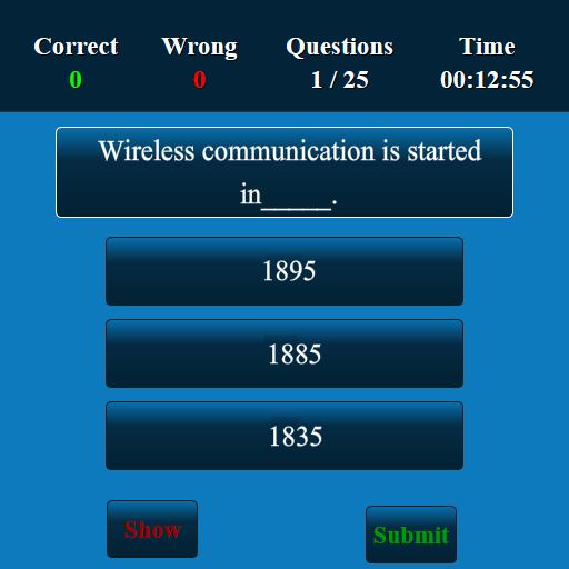 Wireless Communication MCQ Screen 2
