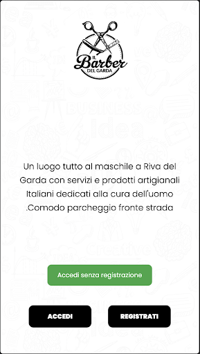 Android application Il Barber del Garda screenshort