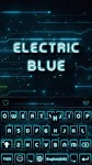 screenshot of Electric Blue Keyboard Backgro