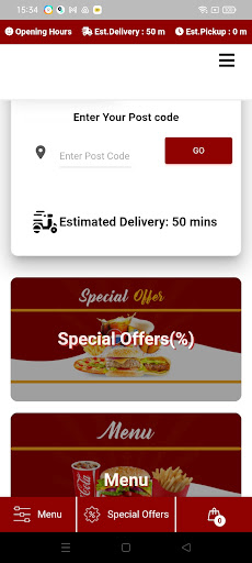 Android application Tops Pizza Dover screenshort