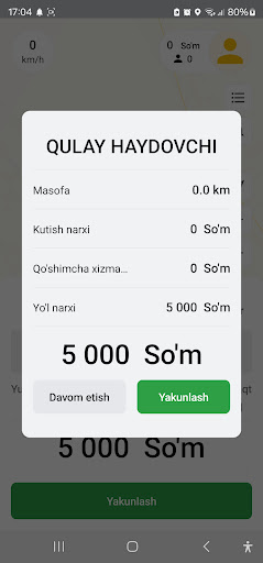 Qulay Taxi Driver Screen 3
