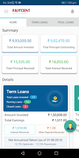 Faircent - Personal Loan and Investments android2mod screenshots 1