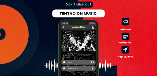 Android application Tentacion Music screenshort