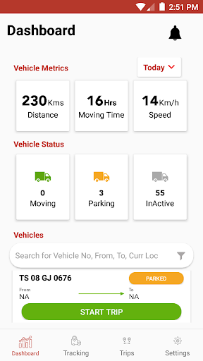 Track & Trace Screen 3