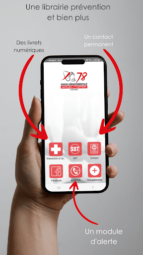 Android application 1 geste, 1 vie screenshort