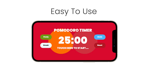 Android application Pomodoro Timer screenshort