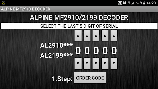 MF2910 Radio Code Decoder
