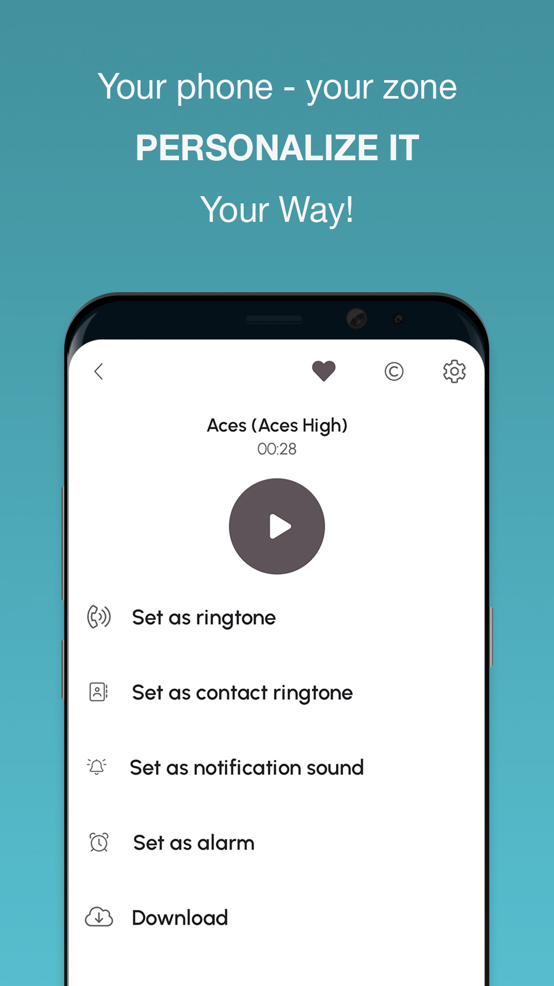 Android application Loud Phone Ringtones screenshort