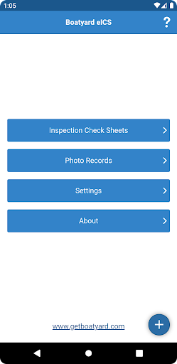 Android application Boatyard eICS screenshort