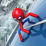 Cover Image of Download Flying Stickman Rope Hero: Flying Hero: Crime City 2.7 APK