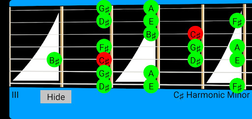 Android application Fretboard screenshort