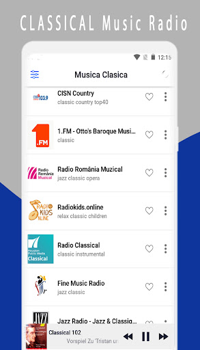 Classical Music Radio Screen 2