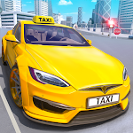 Cover Image of Download Crazy Car Driving Taxi Games  APK