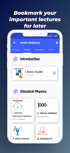 Screenshot of Learn Science (Science Villa)