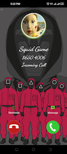 Call to Squid Game - Fake Call 1.0 APK + Mod (Unlimited money) إلى عن على ذكري المظهر