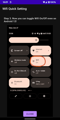 Wifi Quick Setting: Android 12のおすすめ画像5