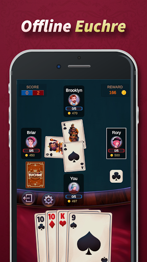 Euchre - Free Offline Card Games 1.1.9.6 screenshots 1