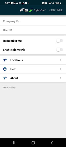 Android application Hotline Bank - BEB149 screenshort