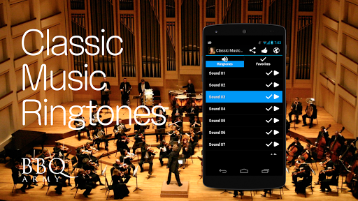 Android application Classic Music Ringtones screenshort