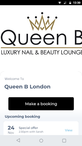 Android application Queen B London screenshort