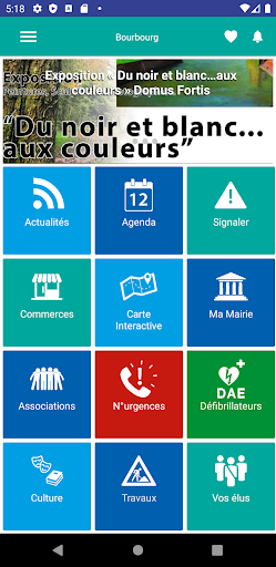 Android application Bourbourg l’Appli screenshort