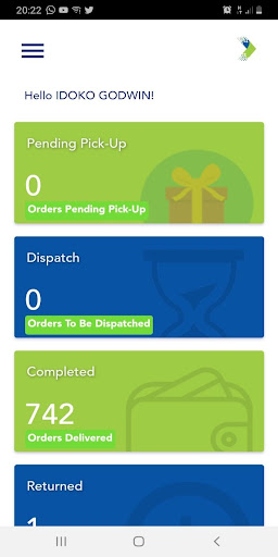 Android application Fez Delivery Drivers' App screenshort