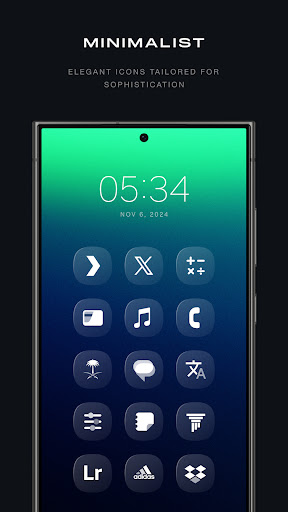 Screenshot of Glassify Icon Pack