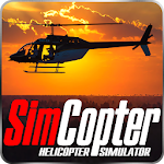 Cover Image of Baixar Simulador de Helicóptero SimCopter 2018  APK