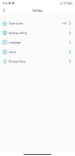 Android application Omega DataCube screenshort