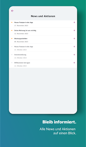 egon – der VGN eTarif Screenshot